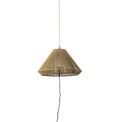 Luminaire suspendu d'ext�rieur SAIGON OUT E27 IP44, gris fonc�, jaune ocre 