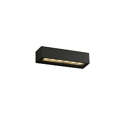 Luminaire mural d’extérieur DORO 220 à 2 flammes LED IP65, gris foncé 