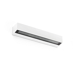 Luminaire mural d’extérieur DORO 380 à 2 flammes LED IP65, blanc mat 