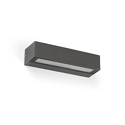 Luminaire mural d’extérieur LAKO LED IP65, gris foncé 