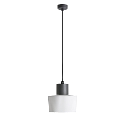 Luminaire � suspension MUFFIN E27 IP44, gris fonc� 