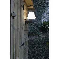 Luminaire mural MISTU E27 IP44, gris foncé 
