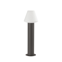 Borne d'éclairage MISTU E27 IP44, gris foncé 
