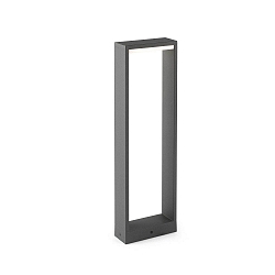 Borne d'éclairage ALP 500 LED IP54, gris foncé 
