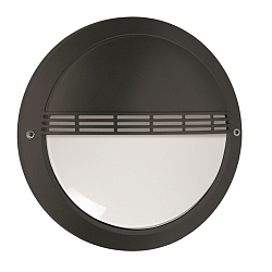Luminaire mural d’extérieur avec grille IP65, noir 