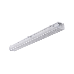 Luminaire pour locaux humides AWL137050P.5083 médium, commutable, prismatique IP50, blanche 