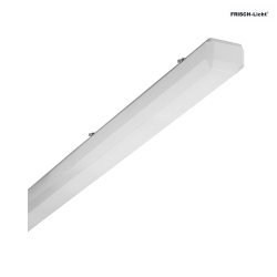 Luminaire pour locaux humides AWL137150A.4584 mdium, commutable IP50, blanche 