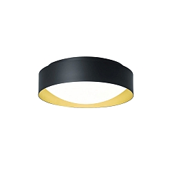 wall and ceiling luminaire PREMIUM ARCHITEKTUR � 30,8cm round IP40, gold, black 
