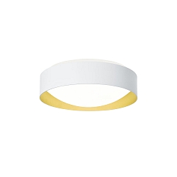 Applique et plafonnier PREMIUM ARCHITEKTUR Ø 30,8cm rond IP40, or, blanche gradable