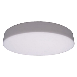 Applique et plafonnier ECO Ø 35cm cylindrique IP44, blanche gradable