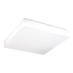 Applique et plafonnier 30cm carré IP54, blanche 