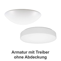 Applique et plafonnier PREMIUM 7510 Ø 26cm IP40, blanche gradable