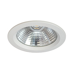 Plafonnier encastr� �19,6 rond IP44, blanche gradable