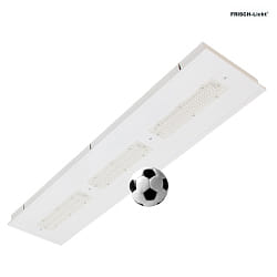 recessed luminaire DALI controllable, ball proof IP40, white dimmable 110W 14900lm 4000K 90 90