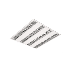 �clairage  poste de travail-�cran ERLE411854H.6484DA 4 fois, contr�lable par DALI, UGR < 19 IP20, blanche gradable
