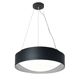 Luminaire � suspension PREMIUM ARCHITEKTUR � 30,8cm IP20, noir, gris m�tal gradable