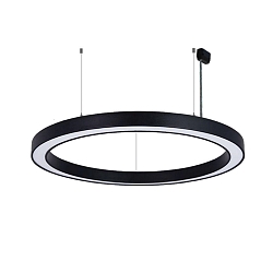 Luminaire � suspension � 98CM CCT Switch, direct / indirect, UGR < 19, multipower, forme de l'anneau IP40, blanche 