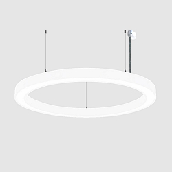 Luminaire � suspension � 115.5CM CCT Switch, direct / indirect, UGR < 19, multipower, forme de l'anneau IP40, blanche 