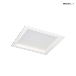 Downlight QDL2154A.1183 carr, commutable IP54, blanche 