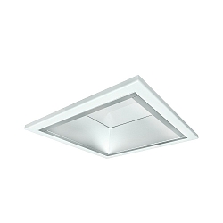 Downlight QDL2202A.1583 petit, carré, commutable IP21, blanc mat 
