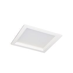 LED Recessed Downlight, 25W, 4000K, 2100lm, square, IP54, DALI dimmable, white