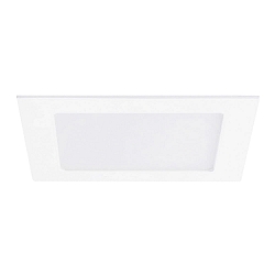 Plafonnier encastr� 22,5x22,5 angulaire, plat IP44, blanche gradable