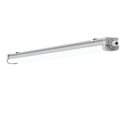LED Damp proof luminaire, 36W, quick mounting, 4000K, 5000lm, IP66, grey