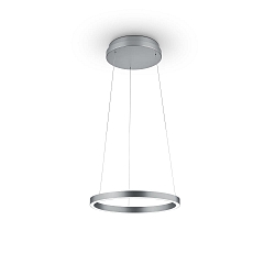 Luminaire � suspension LISA-40 haut bas, Tunable White, contr�lable avec des gestes IP20, nickel mat gradable