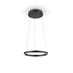 Luminaire � suspension LISA-40 haut bas, Tunable White, contr�lable avec des gestes IP20, noir gradable