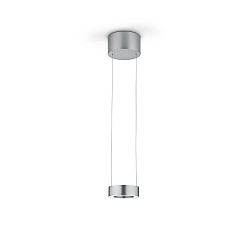 pendant luminaire ZERA-1 IP20, nickel matt dimmable