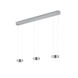 pendant luminaire ZERA-3 IP20, nickel matt dimmable