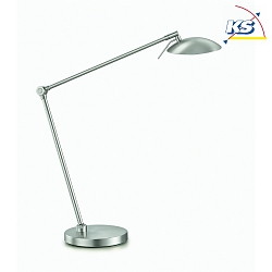 Knapstein LED Table lamp 615, nickel matt