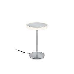 Lampe de table TILDA-T IP20, nickel mat, blanche gradable