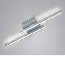 Luminaire de plafond NURI-2, nickel mat
