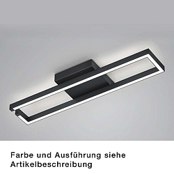 Luminaire de plafond YOKO-R, nickel mat