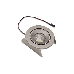 Lumière encastrée SR 68-LED pivotant, UGR < 19 IP44, acier inoxydable, transparent gradable 4,8W 485lm 2700K CRI 90-100