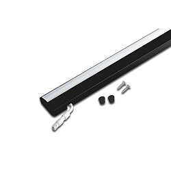 Eclairage sous meuble LED MODULITE F - HVLCS avec interrupteur IP20, noir   15W 1425lm 3000K 120� 120� CRI 90-100 90cm
