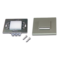 Luminaire d'encastrement mural  LED WALL UP&DOWN IP20, acier inoxydable, opale gradable