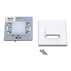 Luminaire d'encastrement mural  LED WALL DOWN IP20, opale, blanche gradable