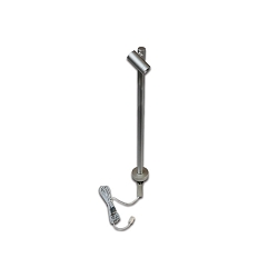 LED Mono Spot for object lighting, seamless height up to 30cm, 24V DC, CRi>90, rotatable, swiveling, 1.5W 4000K 38�, alu