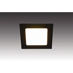 Luminaires pour meuble FAQ 58 angulaire, plat, avec prise de courant IP20, noir gradable