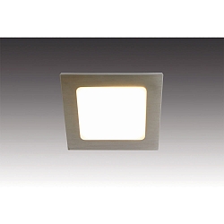 Lumi�re encastr�e FAQ 58 - LED-24 angulaire IP44/IP20, acier inoxydable bross� gradable 3W 225lm 3000K 115� 115� CRI > 93