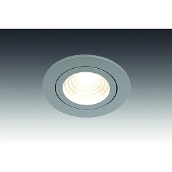 Lumi�re encastr�e ECO SR 68 pivotant, lot de 1 IP20, chrom� mat gradable 6,5W 750lm 4000K 24� 24� CRI 80
