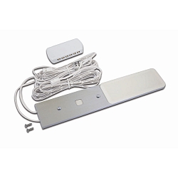 Eclairage sous meuble S-PAD F plat, avec prise de courant, avec variateur tactile IP20