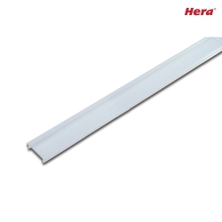 LED covering profile 25mm, for 22mm milled grooves and 34mm profiles, 100cm, clear