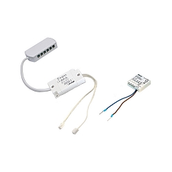 Contr�leur 24V DIM 12 fois, avec t�l�commande, blanc mat