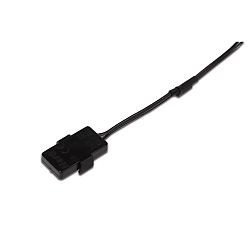 Alimentateur central pour 24V FLAT TRACK, noir 