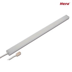 LED under-cabinet luminaire LED ADD-ON Mini, 25cm, IP20, LED24 connection, CRi>90, dimmable, 4.3W 3000K 280lm 110, alu