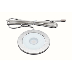Lumière encastrée AR 78-LED rond, rigide, avec prise de courant IP20, transparent, blanche gradable 7