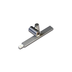 Halogène sur rail LED 2-LINK SPOT à 1 flamme, pivotant IP20, aluminium anodisé, satiné gradable